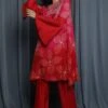 Krishna Mehta Red & Pink Shaded Tunic -Inca Sales Store 28042023km06 1
