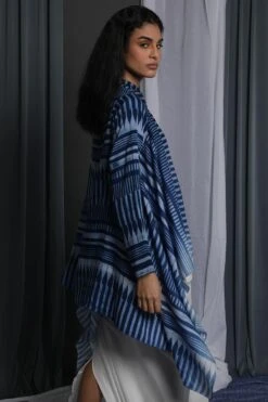 Krishna Mehta Blue Shaded Jacket 8 Krishna Mehta Blue Shaded Jacket -Inca Sales Store 28042023km12 3