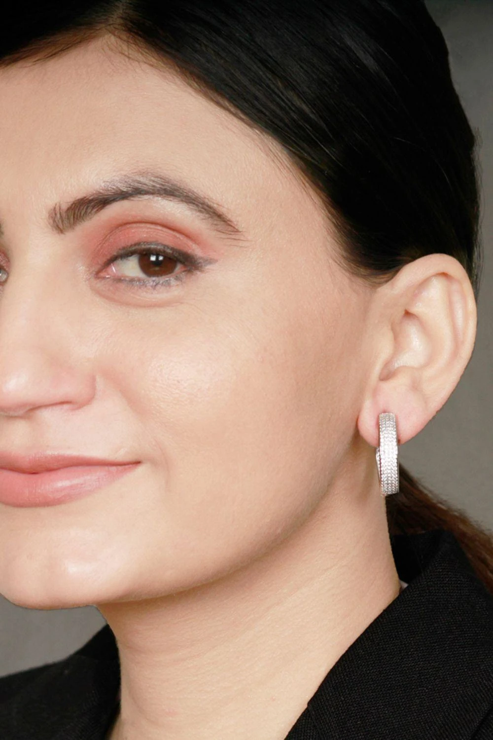 Sangeeta Boochra Mahira Aristocratic Huggie-Hoop Earrings 3 Sangeeta Boochra Mahira Aristocratic Huggie-Hoop Earrings