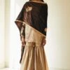 Shorshe Dark Brown Velvet Stole -Inca Sales Store 2812sho25 1