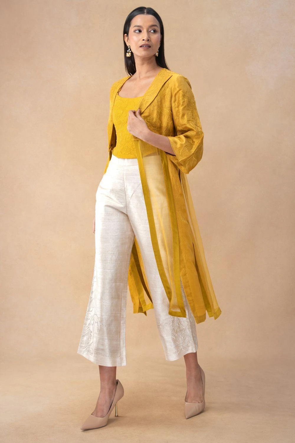 Bodhi Tree Ivory Boot Cut Pants 4 Bodhi Tree Ivory Boot Cut Pants - Image 2