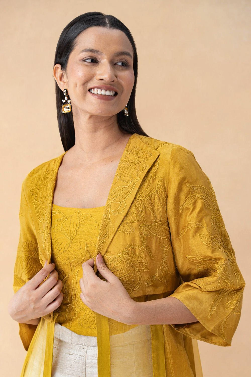 Bodhi Tree Ivory Boot Cut Pants 6 Bodhi Tree Ivory Boot Cut Pants - Image 4