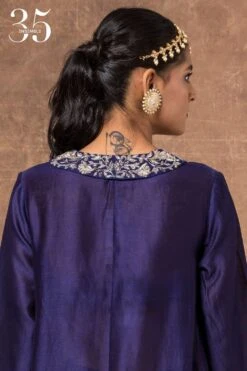 Jayanti Reddy Purple High Low Tunic & Dhoti Pants -Inca Sales Store 283jr33 5