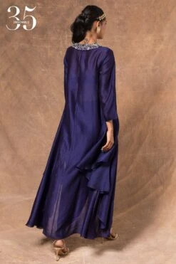 Jayanti Reddy Purple High Low Tunic & Dhoti Pants -Inca Sales Store 283jr33 6