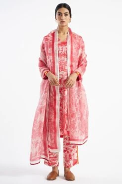 Kshitij Jalori Ranthambore Ruby Dupatta