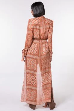 Nikita Mhaisalkar Tribal Print Sheeted Trench Coat 11 Nikita Mhaisalkar Tribal Print Sheeted Trench Coat -Inca Sales Store 284nm10 5