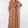 Nikita Mhaisalkar Dark Beige Placement Print Kaftan -Inca Sales Store 284nm12 1