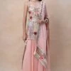 Varun Bahl Peach Embellished Sharara Set -Inca Sales Store 28623vbp2 1