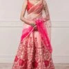 Tarun Tahiliani Bright Pink Printed Lehenga Set -Inca Sales Store 286783 1