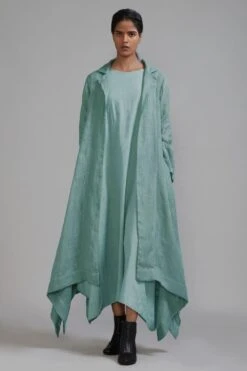 Mati Trench Blue Koza Jacket