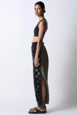 431-88 By Shweta Kapur Chess Pencil Skirt -Inca Sales Store 28723sk20 3