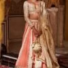 Itrh Pink Embroidered Linen Lehenga Set -Inca Sales Store 287itrh3 1