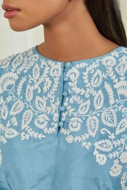 Twenty Nine Powder Blue Bandhani Sharara Set -Inca Sales Store 287twennin34 4