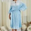 Twenty Nine Blue Shibori Bandhani Dress