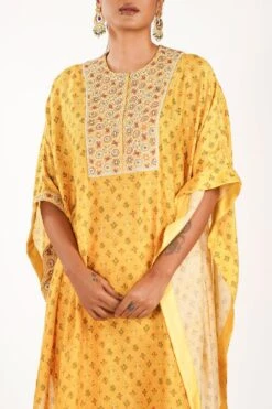 Petticoat Lane By Divya Printed Kurta Set With An Embellished Neckline -Inca Sales Store 290330 4