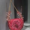 Doux Amour Coco Mini Beaded Ruby Clutch