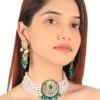 Riana Jewellery Ethereal Jade & Pearlescent Choker Set -Inca Sales Store 291223ra1 1