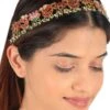 Riana Jewellery Enchanting Lotus & Peacock Mathapatti Hairband -Inca Sales Store 291223ra8 1