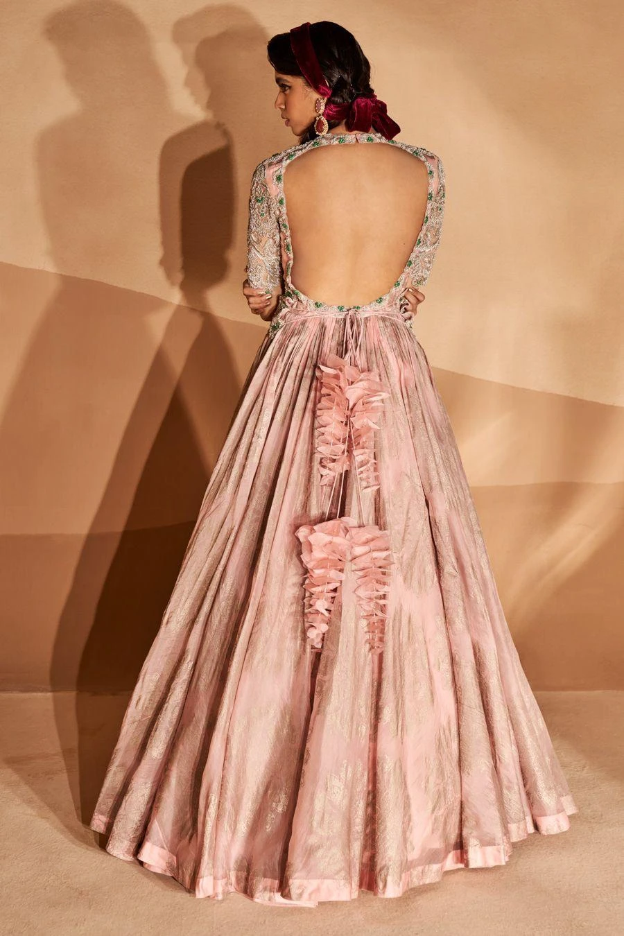 Bhumika Sharma Blush Pink Embellished Anarkali Set 5 Bhumika Sharma Blush Pink Embellished Anarkali Set - Image 3