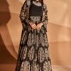 Bhumika Sharma Black Gulbahar Anarkali & Jacket Set