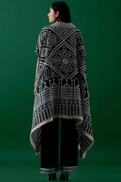 Rajdeep Ranawat Black Cowl Collar Kurta & Pants -Inca Sales Store 2912rd5 5