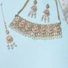 Zevar By Geeta Gold Kundan & Pearl Necklace Set 2 Zevar By Geeta Gold Kundan & Pearl Necklace Set -Inca Sales Store 2912zg8 1