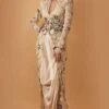 Anamika Khanna Ivory Handcarfted Jacket Set -Inca Sales Store 2923ak 1
