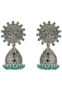 Sangeeta Boochra Silver Eesha Jhumki -Inca Sales Store 29323sb35 2