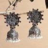 Sangeeta Boochra Silver Mellow Earrings With White Pearls -Inca Sales Store 29323sb54 1