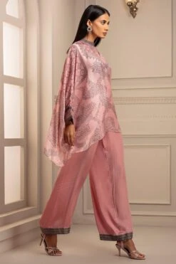 Rajdeep Ranawat Silk Bandhni Printed Poncho -Inca Sales Store 293554 3