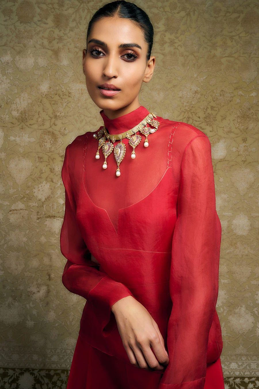 Tarun Tahiliani Accessories Rock Crystal Necklace 3 Tarun Tahiliani Accessories Rock Crystal Necklace