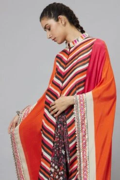 SVA Orange Front Open Kaftan Set 10 SVA Orange Front Open Kaftan Set -Inca Sales Store 29523sva41 4