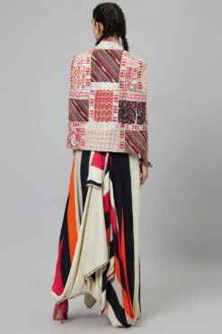 SVA Shahar Striped Jacket Set 11 SVA Shahar Striped Jacket Set -Inca Sales Store 29523sva5 5