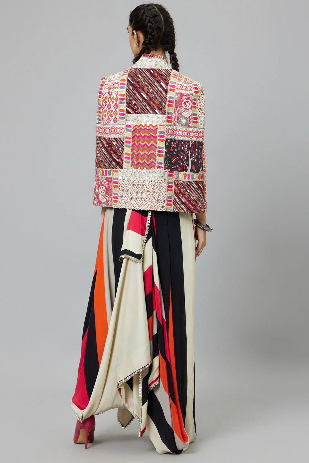 SVA Shahar Striped Jacket Set 7 SVA Shahar Striped Jacket Set - Image 5