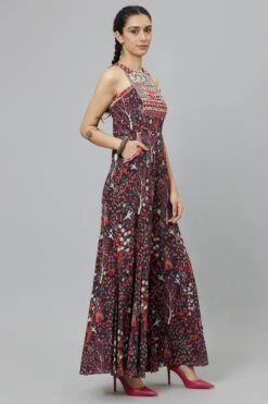 SVA Grey Abstract Printed Jumpsuit 9 SVA Grey Abstract Printed Jumpsuit -Inca Sales Store 29523sva52 3