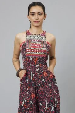 SVA Grey Abstract Printed Jumpsuit 10 SVA Grey Abstract Printed Jumpsuit -Inca Sales Store 29523sva52 4