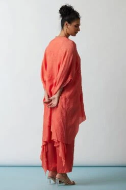 ONE NOT TWO Coral Floral Embellished Kaftan Set 11 ONE NOT TWO Coral Floral Embellished Kaftan Set -Inca Sales Store 29623ont19 5