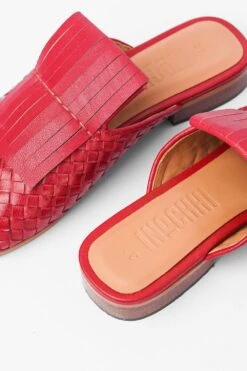Inochhi Red Handwoven Flats -Inca Sales Store 296432 3