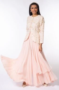 Devika Bhayana Pink Embroidered Jacket & Sharara Pants 7 Devika Bhayana Pink Embroidered Jacket & Sharara Pants -Inca Sales Store 297 devb5 2