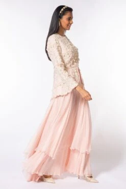 Devika Bhayana Pink Embroidered Jacket & Sharara Pants 8 Devika Bhayana Pink Embroidered Jacket & Sharara Pants -Inca Sales Store 297 devb5 3