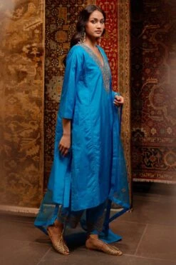 BRIH Firozi Hand Embellished Dupatta -Inca Sales Store 29723bh45 4