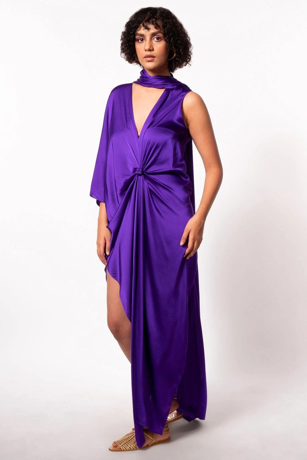 Stephany Purple Kaftan Style Dress 4 Stephany Purple Kaftan Style Dress - Image 2