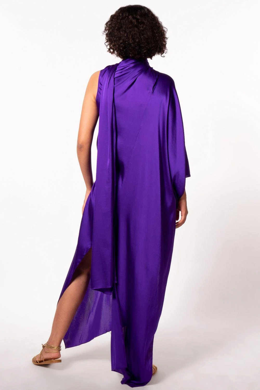 Stephany Purple Kaftan Style Dress 7 Stephany Purple Kaftan Style Dress - Image 5