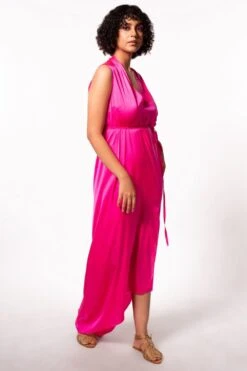Stephany Pink Kaftan Style Dress -Inca Sales Store 297step4 4