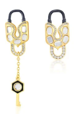 Isharya Snatched Lock & Key Earrings -Inca Sales Store 29823ia29 3
