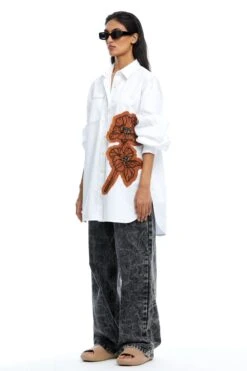 Kanika Goyal Label Heather Hand Embellished Shirt -Inca Sales Store 29823kgl10 2