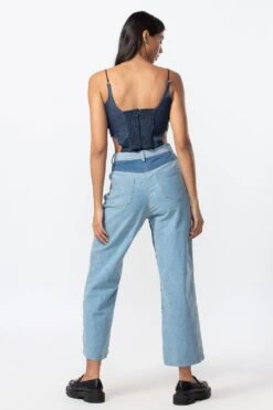 Saaksha & Kinni Two Tone High Waisted Jeans -Inca Sales Store 29823sk2 3