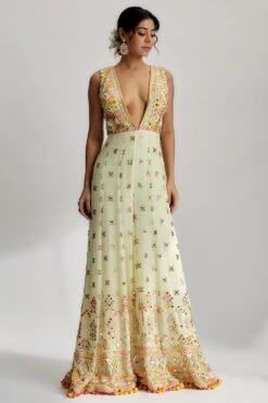 Gopi Vaid Rihanna Sequin Embellished Jumpsuit