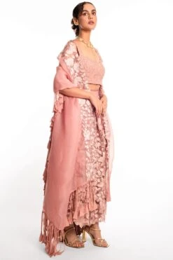 Aikeyah Pink Floral Embellished Lehenga Set -Inca Sales Store 29ai20 3