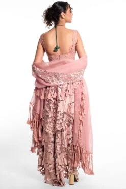 Aikeyah Pink Floral Embellished Lehenga Set -Inca Sales Store 29ai20 5